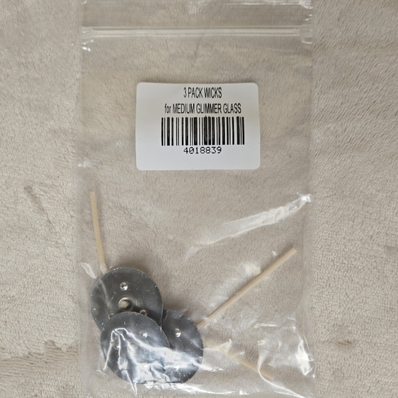 Pink Zebra Blue Glimmer Glass Candle Kit - No Box - Picture 5 of 6